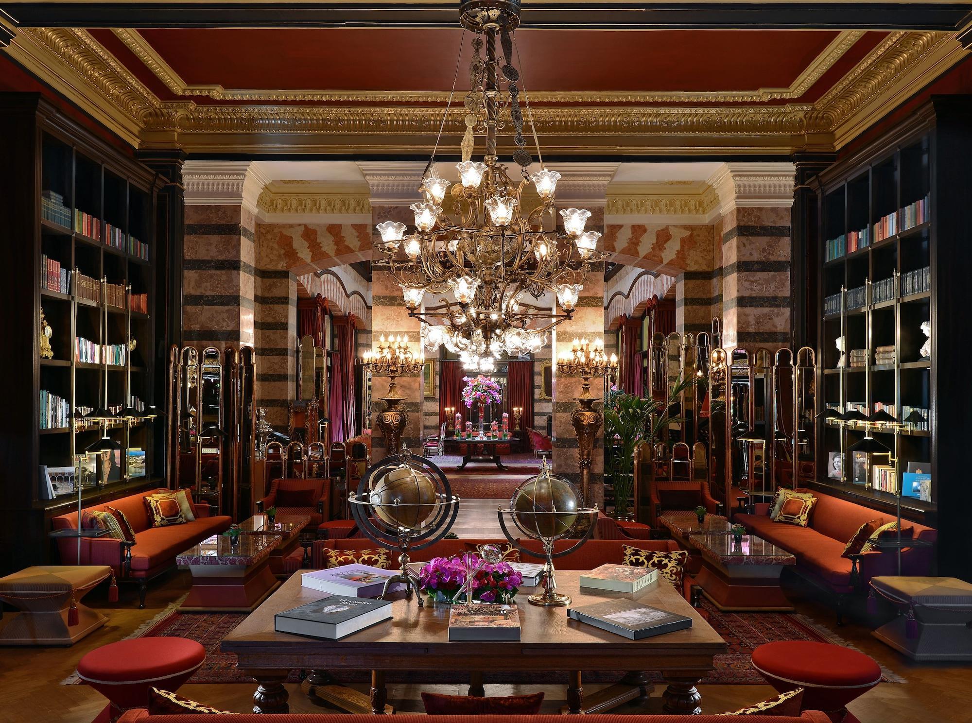 Pera Palace Hotel Istanbul Exterior photo Library
